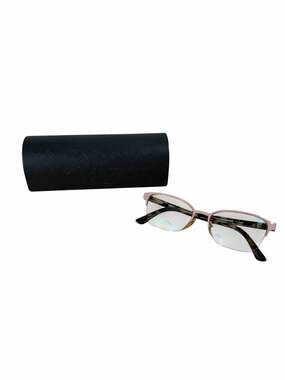 Prada PR 61XV Millennial Pink and Tortoise Cat Eye Eyeglasses with Case